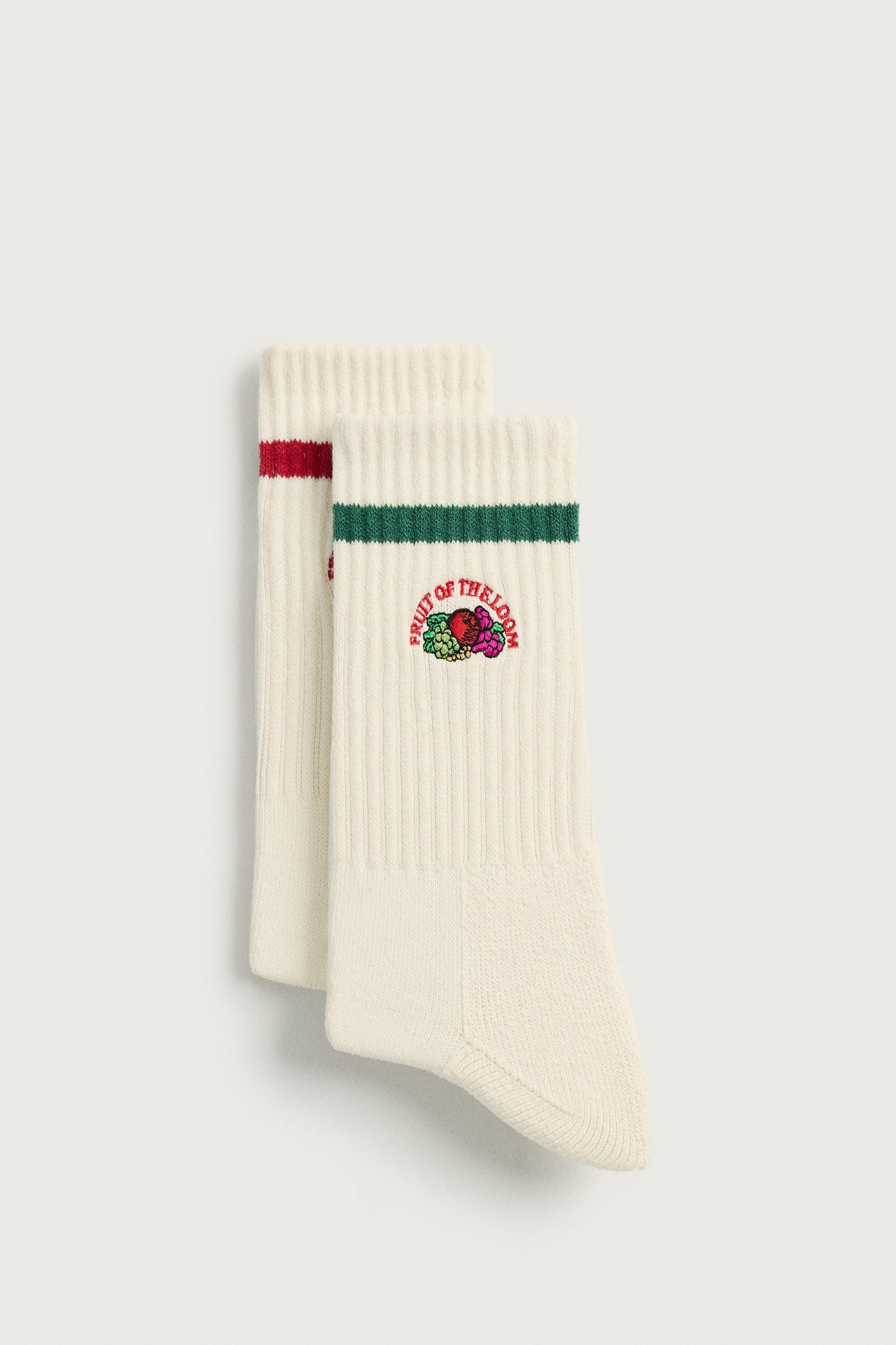 LOT DE 2 CHAUSSETTES CÔTELÉES FRUIT OF THE LOOM™
